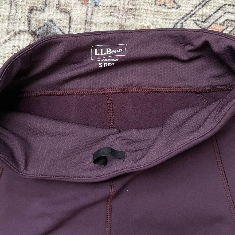 L.L.Bean women’s  primaLoft thermStretch Fleece pocket thights, midrise - Picture 6 of 6